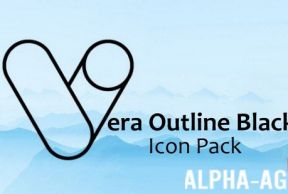 Vera Outline Black: Icon Pack