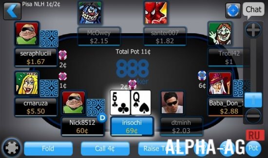 888 Покер Скриншот №2