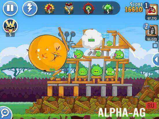 Скриншот Angry Birds Friends №3