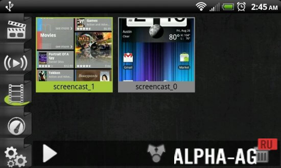 Screencast Video Recorder Скриншот №2