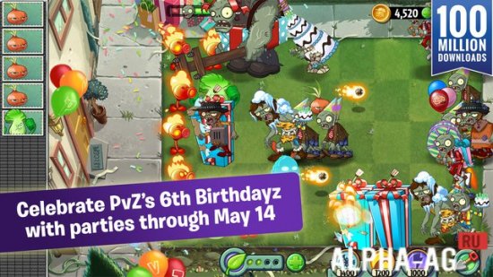 Взлом на Plants vs. Zombies 2 абсолютно на Всё (9.8.1) 