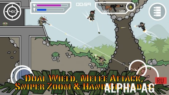 Doodle Army 2: Mini Militia Скриншот №2