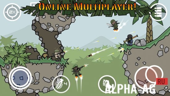 Doodle Army 2: Mini Militia Скриншот №1