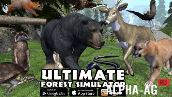 Взломанный ultimate forest simulator Скриншот №1