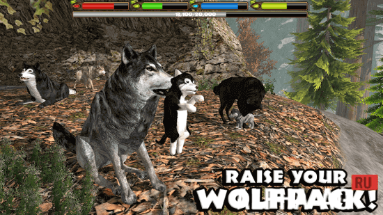 ultimate wolf simulator Скриншот №4