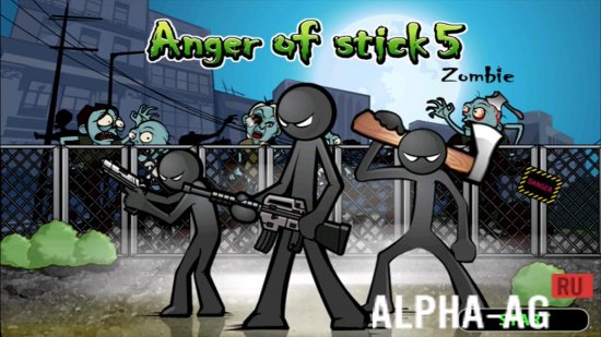 Anger Of Stick 5: Zombie Скриншот №1