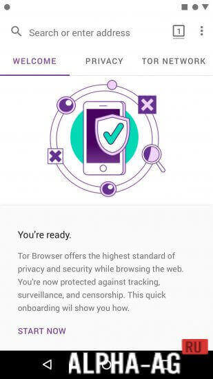 Tor Browser Скриншот №2