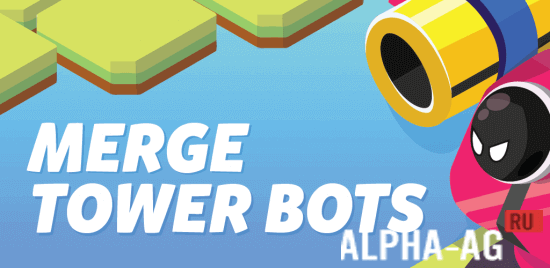 Merge Tower Bots Скриншот №1