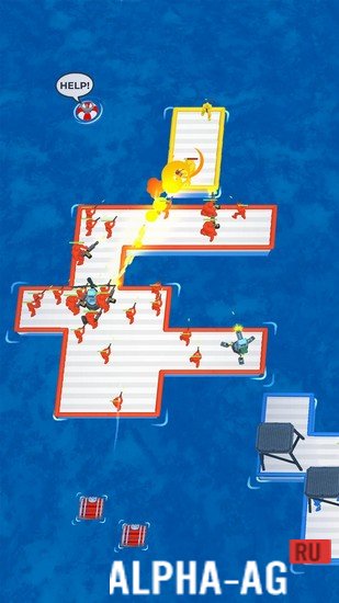 War of Rafts: Crazy Sea Battle Скриншот №2