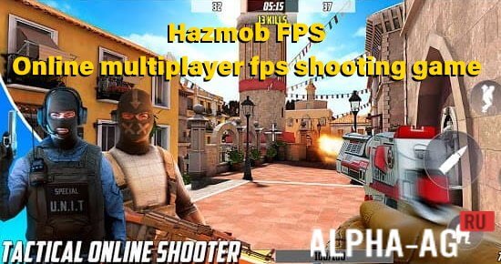 Hazmob FPS : Online multiplayer fps shooting game Скриншот №1