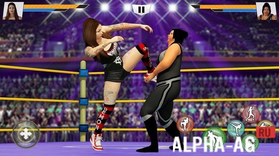 Bad Girls Wrestling Game Скриншот №3