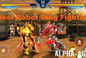 Steel Robot Ring Fighting