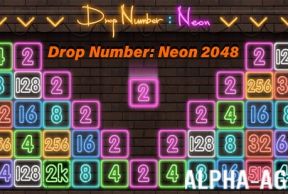 Drop Number : Neon 2048