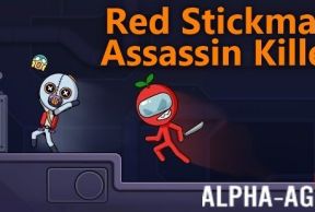 Red Stickman Assassin Killer