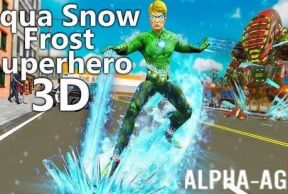 Aqua Snow Frost Superhero 3D