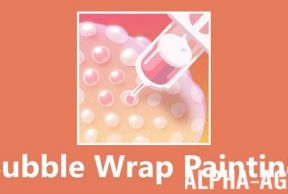Bubble Wrap Painting
