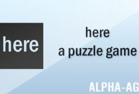 here - a puzzle game