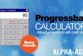 Progressbar Calculator - retro