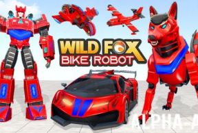 Fox Robot Transform Bike Game