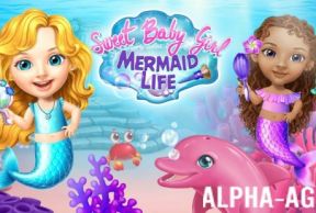 Sweet Baby Girl Mermaid Life