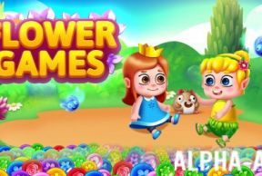 Flower Games - Bubble Pop