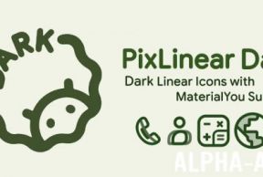 PixLinear Dark Icon Pack