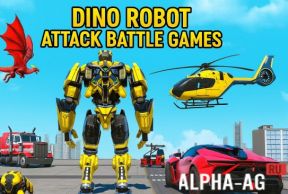 Dino Robot Attack Battle Games