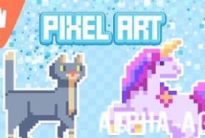 Pixel coloring games for kids