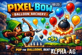Pixel Bow - Balloon Archery